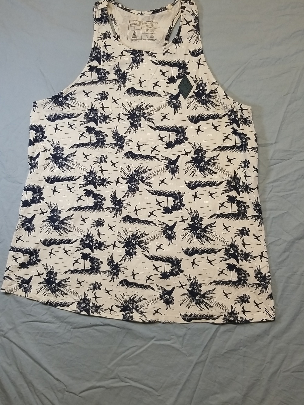 Patagonia Wanderer Crest High Neck Organic Tank Top - Picture 2 of 8